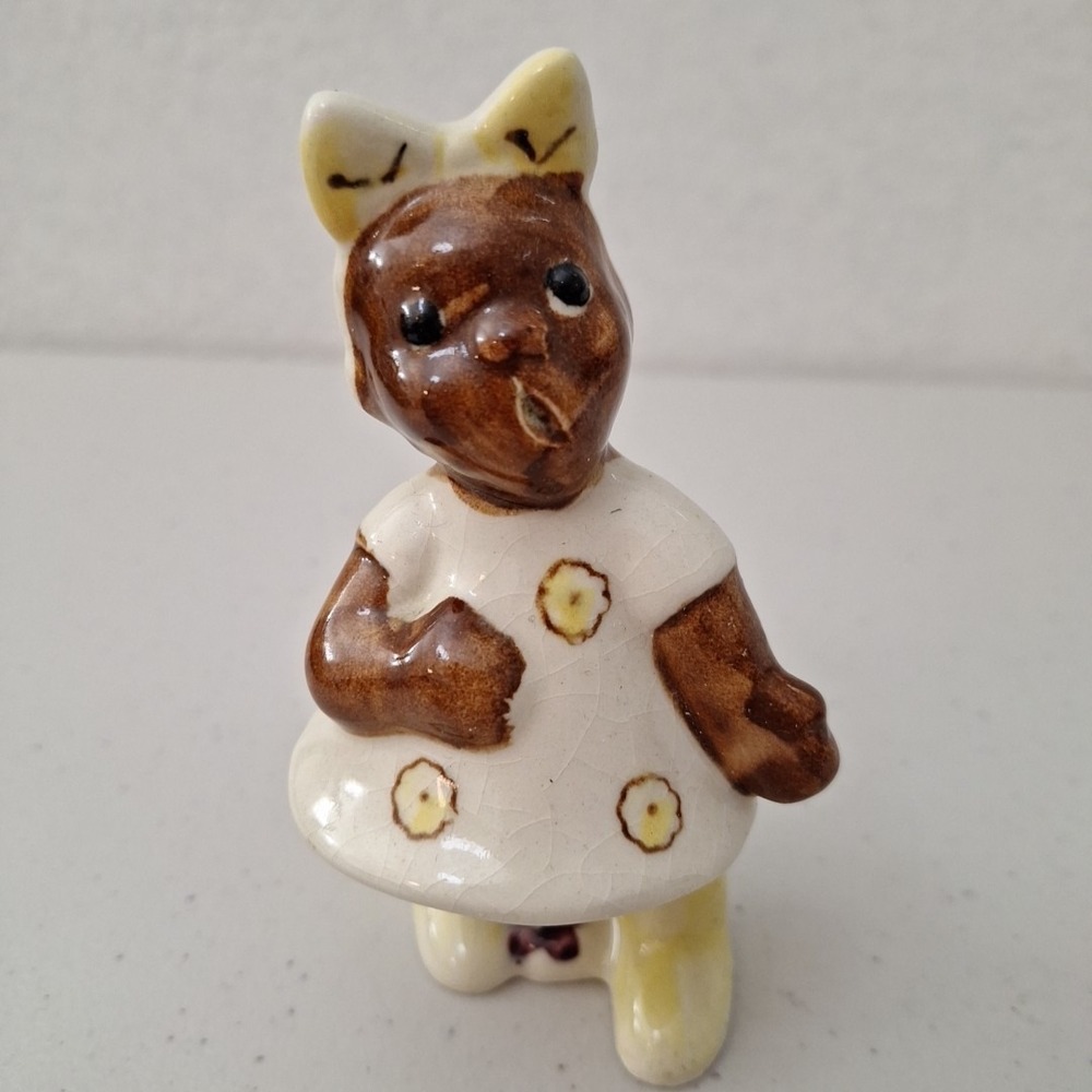 Vintage Young Child Posing While Singing-Porcelain Figurine-Made in Japan 1950's